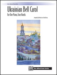 Ukrainian Bell Carol piano sheet music cover Thumbnail